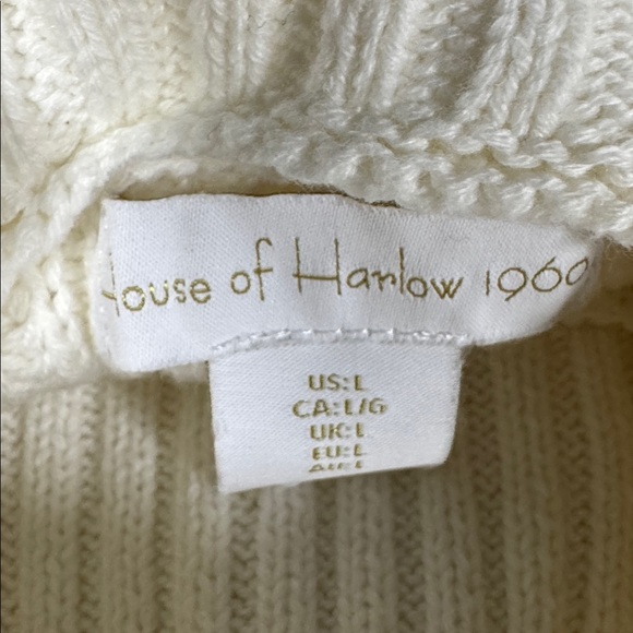 House of Harlow 1960 Cream Knit Sweater - Picture 7 of 7
